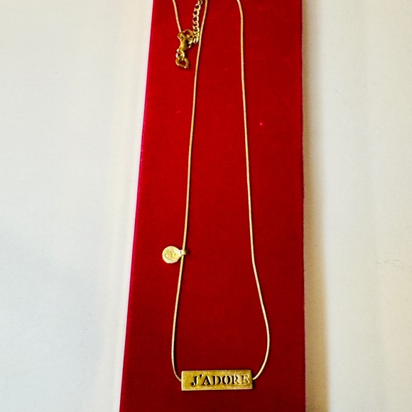 Dior Gold J'ADORE Pendant Necklace - Picture 5 of 15